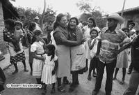 Bodies Of Civil Defensemen Killed By FMLN Arrive In Guadalupe, El Salvador
