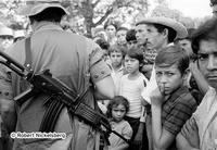 U.S. Military Advisor Accompanies Salvadoran Army