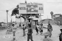 Salvadoran Election Poster In Mejicanos Neighborhood