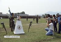 Military Ceremony At 1st Brigade Headquarters