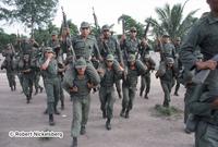 Salvadoran Army Training In San Miguel