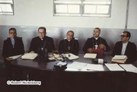 Episcopal Bishops Conference Of El Salvador Meet At A Press Conference 