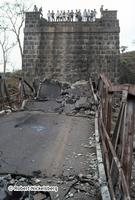 Destroyed Bridge In Central El Salvador