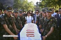 Funeral For Salvadoran Army Lt. Col. Domingo Monterrosa