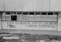 Leftist Graffiti At University Of San Carlos In Guatemala City