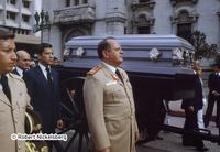 Defense Minister General Mejía Víctores At Funeral Ceremony For Cardinal Casariego In Guatemala City