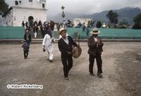 Ixil Maya Religious Procession In Nebaj, Guatemala