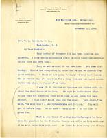 Letter from Charles C. McCabe to Rev. Wilbur L. Davidson, 1906 November 15