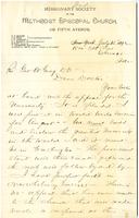 Letter from Charles C. McCabe to Rev. George W. Gray, 1892 July 15