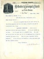 Letter from Charles C. McCabe to Rev. Samuel L. Beiler, 1895 September 21