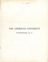 The American University: Taking Our Bearings, 1903 January 28