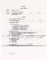 ENLACE board meeting agenda for April 3, 1993