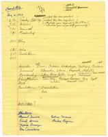 ENLACE board meeting notes for August 4, 1992