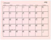 ENLACE events calendar 1992