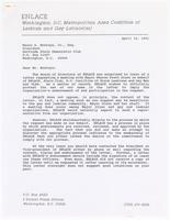 Letter and draft from Dennis Medina and Yolanda Santiago to Mauro A. Montoya, Jr