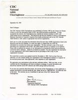 Letter from Jean Bertelsen to ENLACE