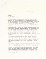 Letter from John Ruark to ENLACE