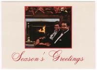 Season's Greetings card from Sharon and Jim Kelly to Letitia Gomez