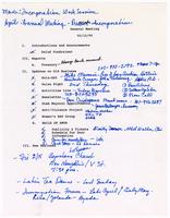 ENLACE general meeting agenda February 12, 1990