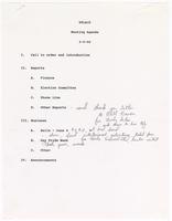 ENLACE general meeting agenda April 9, 1990