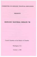 Program from Hispanic Mayoral Debate 1990