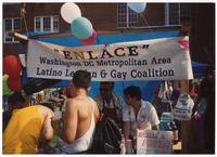 ENLACE booth at D.C. Pride Festival 1992