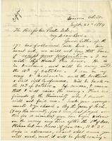 Letter from Samuel L. Beiler to John Peate, 1894 September 21