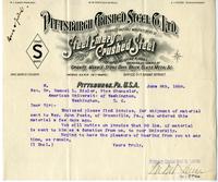 Invoice from M.M. Kann & Pittsburgh Steel Company to Samuel Beiler, 1895 June 08