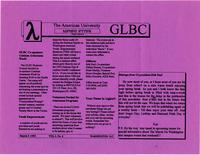 American University GLBC Newsletter, Volume 01, Number 04, 05 March 1993