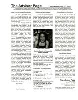 The Advisor Page, Issue 03, 15 February 2001