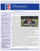 History at American University Newsletter 2008-2009