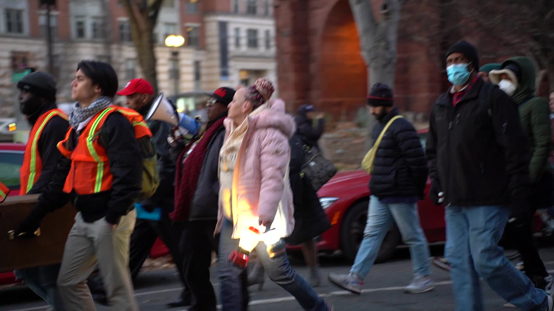 Homeless Memorial Vigil Parade Video 1