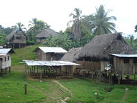 Village in la Comarca de Ngöbe-Buglé, Panama 