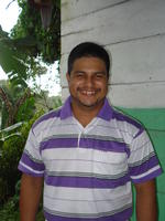 A portrait of a smiling man in El Plátano, Panama