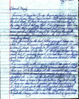 Letter from Rachel Teter to her family, 02 May 2013