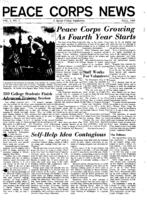 Peace Corps News, Special College Supplement, Volume 2, Number 3, Fall 1964