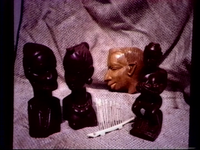Four Wood-Carved Busts