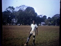 Abdul Playing Football, Kenema, Sierra Leone, c. 1967-1969
