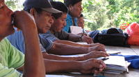 Close-up of participants at an agribusiness workshop in Bocas del Toro, Panama