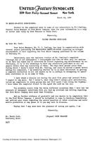 Letter to Merry-Go-Round subscribers including a copy of letter sent by Drew Pearson to Henry Ford (March 26, 1937)