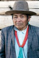 Navajo man at a trading post, Chinle, Arizona (1966)