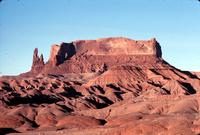 Red rock formations near Window Rock, Arizona (1966)