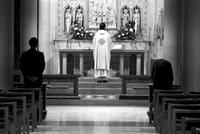 Priest at the Bethlehem Chapel Altar, Washington National Cathedral (1978) (3)