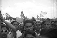 Crowd during a demonstration for independence from Great Britain, Calcutta, India (January 1946)