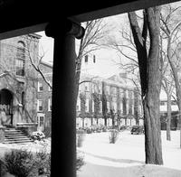 Old Queens Building and Winants Hall Dormitory at Rutgers University (1946)