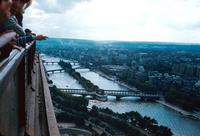 Aerial view of the River Seine, Paris, France (August, 1960) (2)