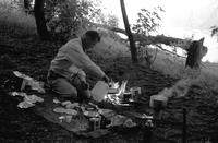 Cooking at Deep Creek Lake, Maryland (Summer, 1963)