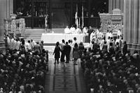 Participants in a religious service at the Washington National Cathedral (1977) (2)