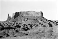 Alternate view of red rock formation, Window Rock, Arizona