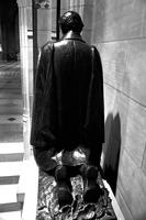 Rear view of the bronze statue of Abraham Lincoln, Washington National Cathedral (1977) (2)